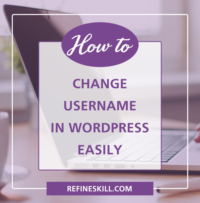 How to change username in WordPress easily